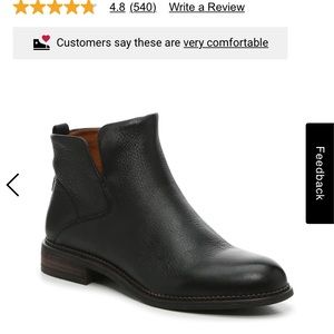 Franco Sarto Leather Ankle Boots - Booties